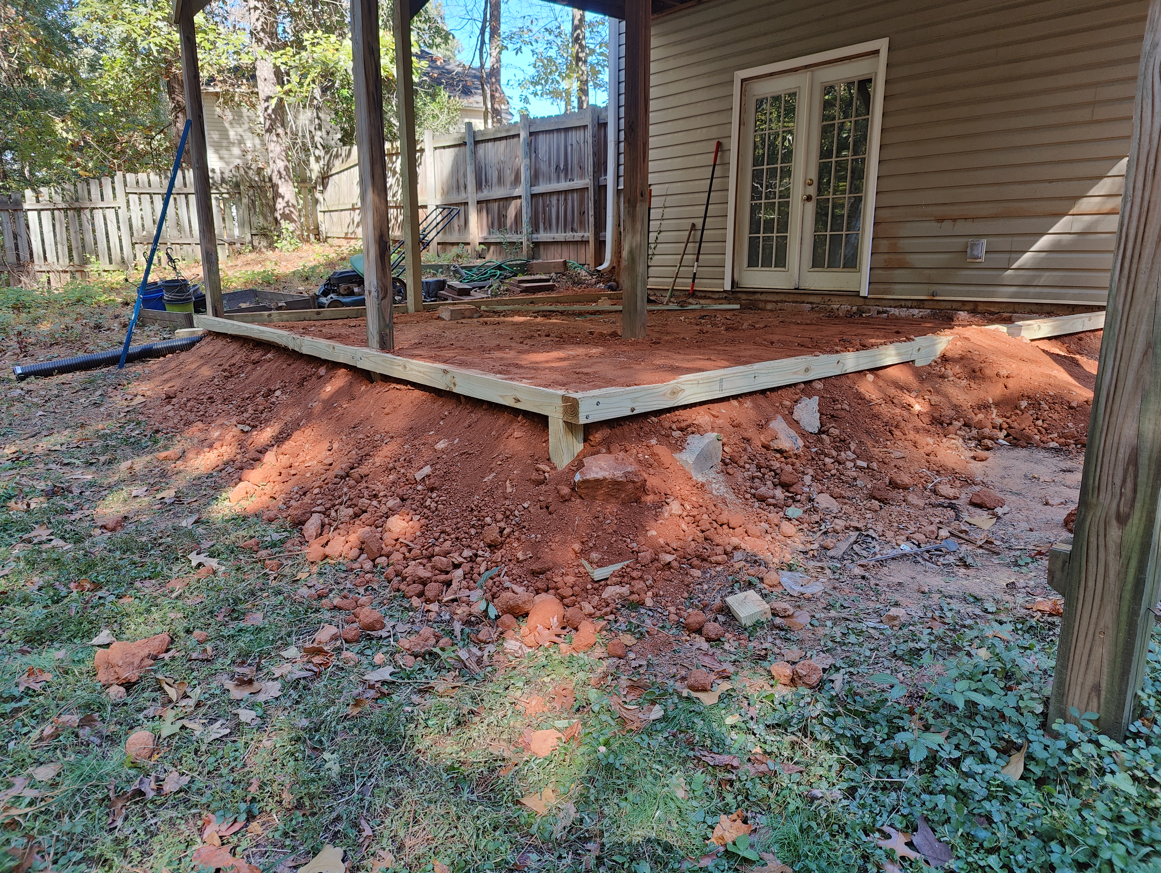Deck repair with metal roof and screening by DWR Services LLC in West Georgia &ndash; photo 2